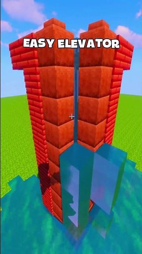 Build a WATER ELEVATOR in Minutes Easy Minecraft Tutorial