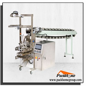 [Hot Item] Semi Automatic Cone Candy Sachet / Pouch / Bag Buckets Conveyor Counting Weighing Bagging Filling Packing Packaging Machine