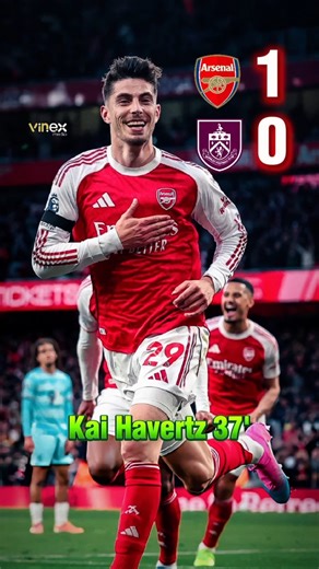 Highlights Arsenal vs Burnley Premier League #football #highlights #shorts #arsenal #kaihavertz