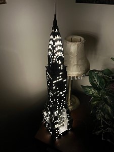 Chrysler Building Light up Model- 3D Printed - Etsy