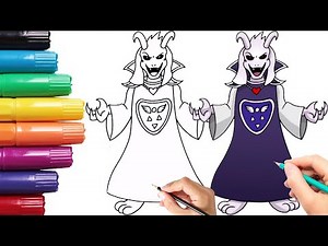 How to Draw Asriel Dreemur | Undertale