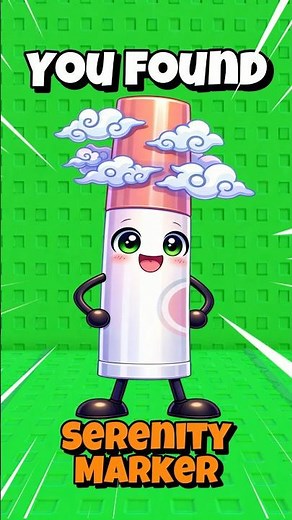 How to get Serenity Marker 🌥️✏️Find the Marker🧐💫Roblox🥳
