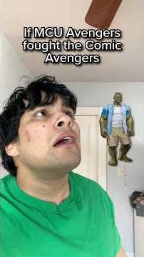 If MCU Avengers fought Comic Avengers #comics #avengers #mcu #marvel