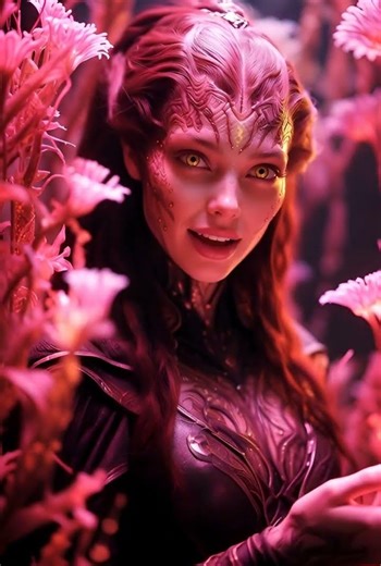 Alien World Meets Human Beauty#scifiartwork #alienplanet #beautiful #shorts #explorepage