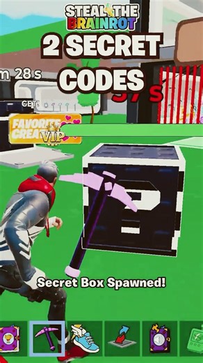 BOX ROT SECRET CODE in Fortnite Steal the Brainrot