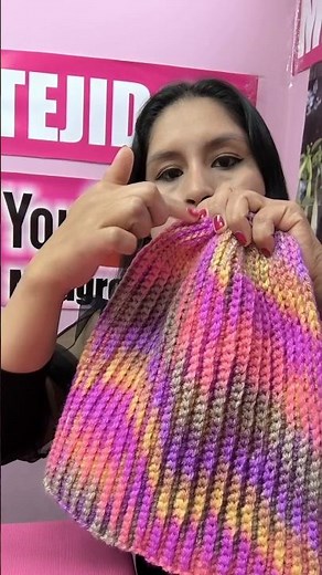 Progress on my ribbed knit hat for girls #handknitting #crochet #crochetpatterns