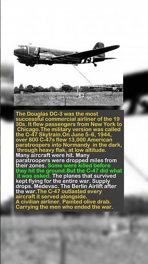 The Passenger Plane That Liberated Europe — A DC-3 In Army Clothes