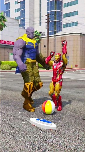 So brave Spider Man | Thanos breaks Iron Man ball | Spider Man vs Thanos | Marvel Animation