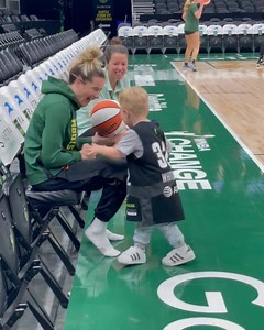 The cutest warmup routine 👶🥰 | Seattle Storm