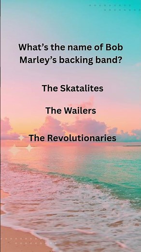 What’s the Name of Bob Marley’s Backing Band? #shorts
