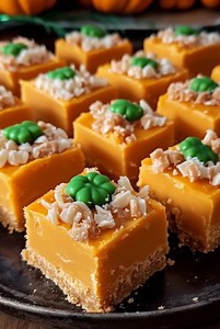 14K views |  Halloween Pumpkin Patch Fudge  Sweet, creamy orange fudge topped with candy pumpkins and a sprinkle of green “grass” — this no-bake Halloween treat is as cute as it is delicious!  Ingredients: * 3 cups white chocolate chips * 1 can (14 oz) sweetened condensed milk * 2 tablespoons butter ...... Full Recipe in Coʍmеոτ  | Meal Prep Recipes | Facebook