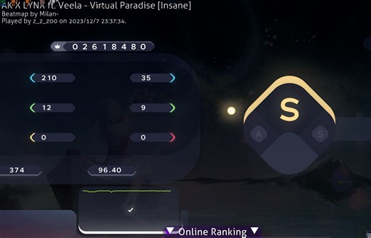 【osu!】Virtual Paradise