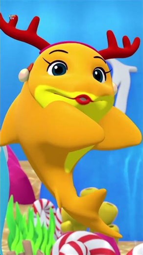 Bébé Requin Noël Chanson #shorts #reels #cartoon #trending #babyshark