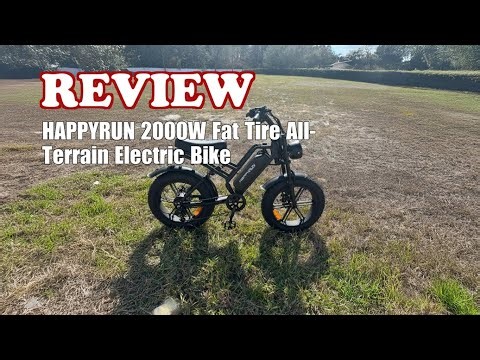 HAPPYRUN Electric Bike Review: 2000W Peak, 60+ Miles, 32 MPH Fat Tire E-Bike - 2025