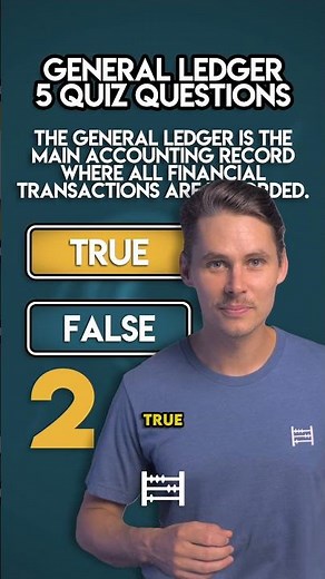 The General Ledger: Quiz Time
