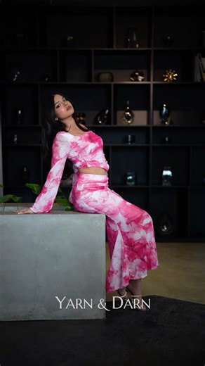 A perfect pairing for effortless elegance.Long Sleeve Mesh Top layered with the Long Gathered Dress.