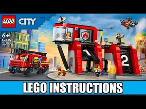 LEGO Instructions - City - 60414 - Fire Station with Fire Truck (All Books)