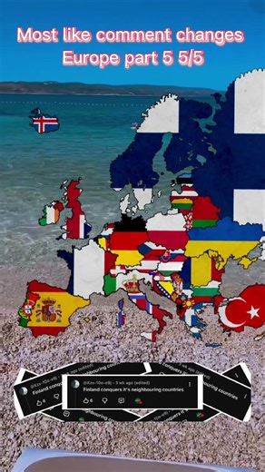 Most like common changes, Europe part 5 ￼#maping