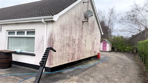 Fast & Effective Soft Washing Process Timelapse