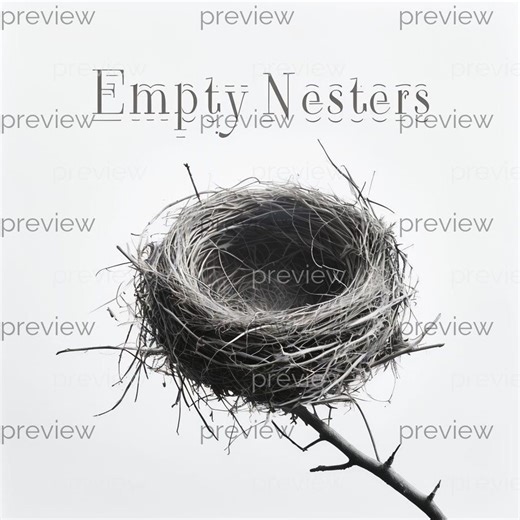 Empty Nesters - A Poignant Digital Art Print Reflecting on Solitude and Transition in Life's Journey - Etsy