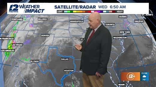 Streaming live on 12News 12News meteorologist Jeff Gerber is in the Weather Impact Center to update you on Wednesday's weather in Southeast Texas. | 12NewsNow