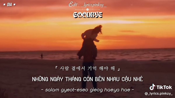 Goodbye - DIA Lyrics Vietsub