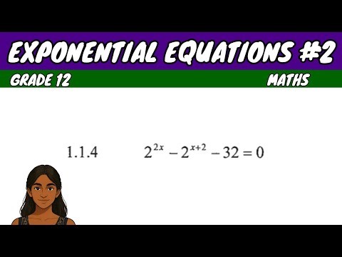 Exponential Equations #2 | Grade 12 Maths