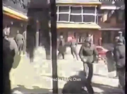 Shocking old footage from Tibet: Chinese Communist Party forces brutally beating and dragging peaceful monks out of their monasteries simply for practicing their ancient Buddhist faith.This is not ancient history. This is the systematic erasure of Tibetan religion and culture that continues today.We must remember. We must speak. #Tibet #TibetanHistory #StandWithTibet #HumanRights