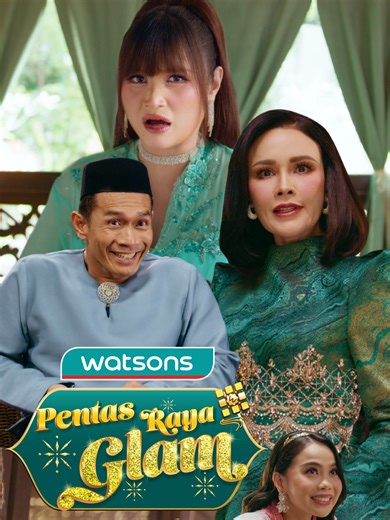 𝐖𝐀𝐓𝐒𝐎𝐍𝐒 VIDEO RAYA 𝟐𝟎𝟐𝟔 : PENTAS RAYA GLAM Mempersembahkan filem Raya 2026 yang paling GLAM! ✨ #WatsonsPentasRayaGlam menampilkan artis dan selebriti popular @aydajebat, @thesarimah, @fahrinahmad_fa, @akhmalnazri, @lyssajean1, @wani.kayrie, dan @sharifahroses! ✨​ Apa jadi bila warna baju Raya satu keluarga lari tema? 😱 Masih boleh GLAM masuk FYP ke? 🫣 Kenalah tengok! 😘 Walau berbeza GLAM, ikatan keluarga penyeri Aidilfitri. 🌙 Salam Aidilfitri dan Maaf Zahir dan Batin daripada kami