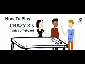 How To Play - TABLE SHUFFLEBOARD(CRAZY 8s)