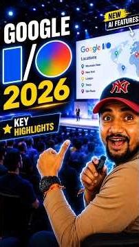 Google I/O 2026: Biggest Announcements & AI Features #googleindia #googlegemini