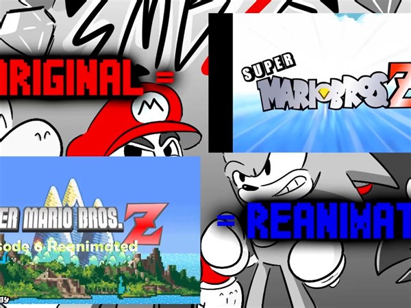 Super Mario Bros Z Episode 6 Reanimated Collab Comparison (Original Vs Reanimate