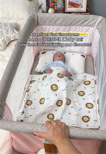 The Ultimate 3-in-1 Co-Sleeping Crib for First-Time Moms