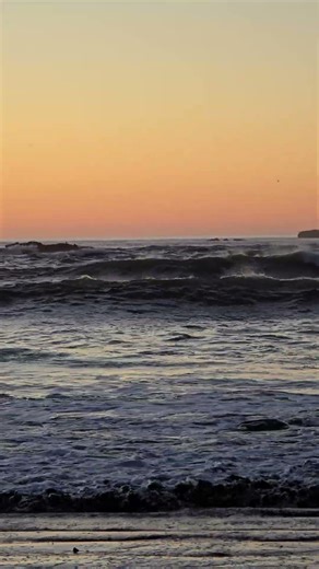 sunset waves at Ruby Beach 1/18/26