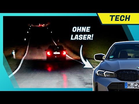 Adaptive Matrix LED-Scheinwerfer (jetzt ohne Laser) im 3er BMW (G20 2023) im Test/Nachtfahrt
