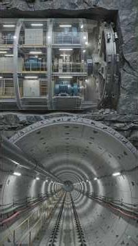 How Are Tunnels Built Without Explosives? #construction #TunnelBoringMachine #CivilEngineering