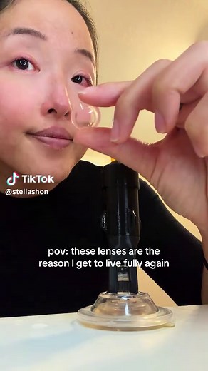 who knew this tiny medical device could give me my life back #scleralenses #contactlenses #stevensjohnsonsyndrome #dryeyes #optometry