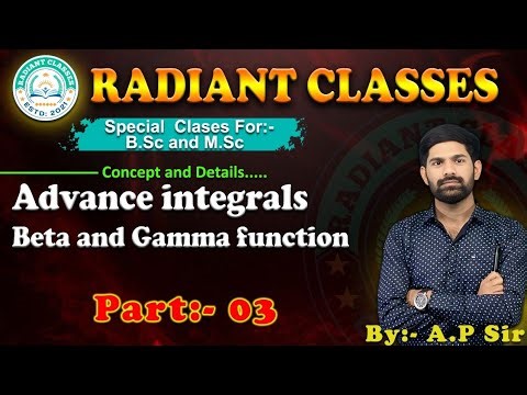 Beta and gamma function | B.sc and M.sc|