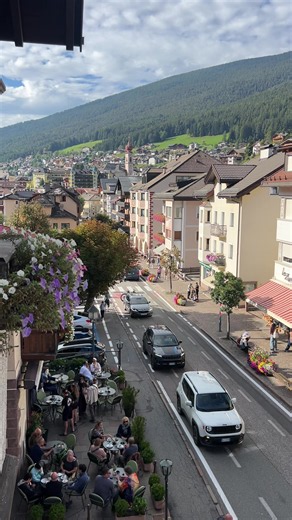 Beautiful Ortisei, Italy 😍. View from Hotel Garni Planaces. #ortisei #traveldiaries #dolomitestravelguide #dolomitesitaly