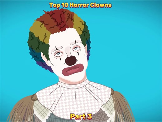 Top 10 Horror Clowns / The Evolution of Killer Clowns (ANIMATED) - Part 3 #tellitanimated #horror #clowns #evolution #animated