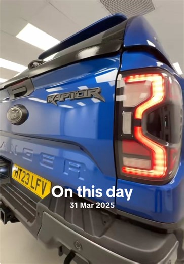 Ford Ranger Raptor Performance Blue Off-Road Power