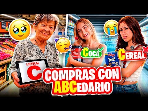 COMPRANDO LA DESPENSA EN ABECEDARIO🔤😲 | Hermanas JM