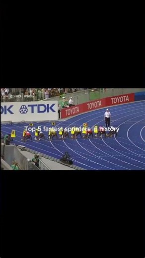 Top 5 fastest sprinters in history #shorts #Speed #100m
