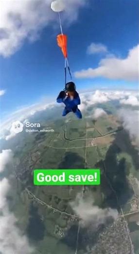 Skydiving Went WRONG in 3 Seconds 😳🪂 #shorts