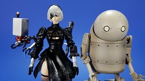 Square Enix: Bring Arts Nier: Automata 2B and Machine Video and Quick Pics