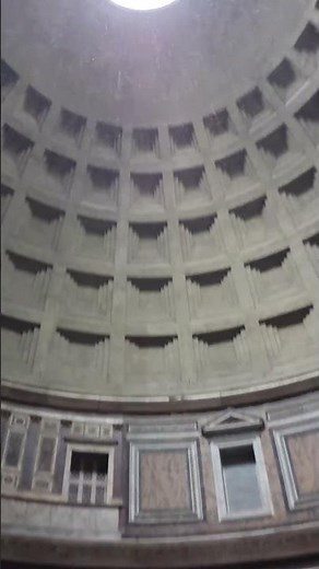 Water Raining into the Pantheon, Rome, Italy