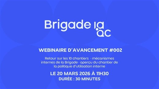 Brigade IA — Webinaire d avancement #002 | La politique d utilisation interne de l IA | IA Québec