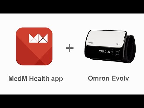 Connecting Omron Evolv (Bluetooth blood pressure monitor) with MedM Health app