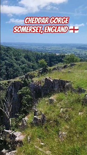 Cliffs Edge at Cheddar Gorge, Somerset, England #short #cheddargorge #travel