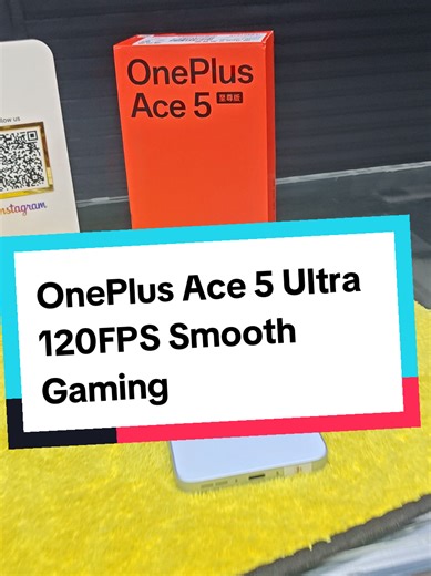 *OnePlus Ace 5 Ultra* — Ultra Power Unleashed! 🔥 6.83″ AMOLED • 144 Hz refresh ⚡ MediaTek Dimensity 9400 • up to 16 GB RAM 📸 Dual rear: 50 MP (OIS) 8 MP ultrawide 📷 16 MP front cam 🔋 6,700 mAh battery • 100 W fast charge 🚀 Smooth Android 15 ColorOS 15 experience PUBG 120FPS Gaming *Order on website* https://premiumphones.pk/product/oneplus-ace-5-ultra-edition-256/ *Order on Whatsapp* https://wa.me/p/10048547685223748/923422883962 *Visit Us* Shop # T2, 3rd Floor Amma Tower Saddar Karachi 034
